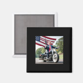 Trump Motorrijder Slecht Magneet (Voorkant / Achterkant)