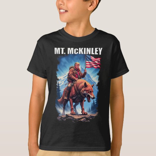 Trump Mt. Mckinley Amerika Wolf T-shirt (Voorkant)