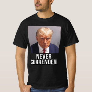 Trump Mugshot 2024 Donald Trump Nooit Overgave T-shirt