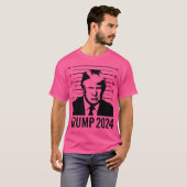 Trump Mugshot 2024 President T-shirt (Voorkant volledig)