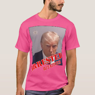 Trump-mugshot met arrestatiedatum Fulton County T-shirt