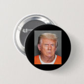 Trump Mugshot Ronde Button 5,7 Cm (Voorkant /achterkant)