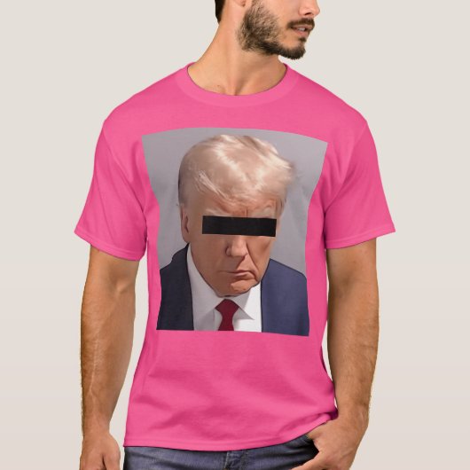 Trump Mugshot T-shirt (Voorkant)