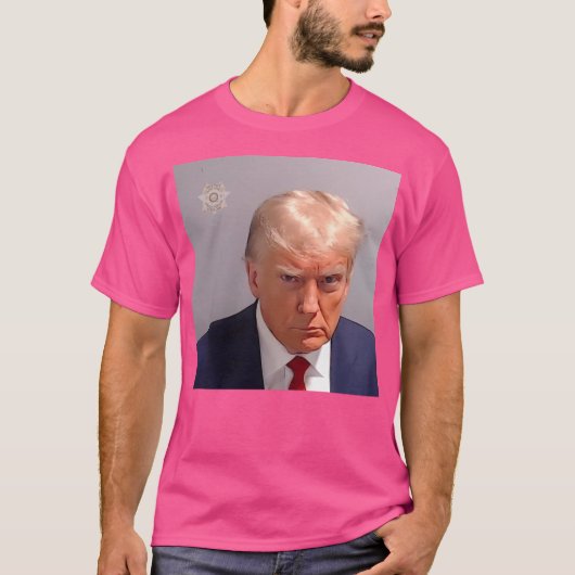 Trump Mugshot T-shirt (Voorkant)