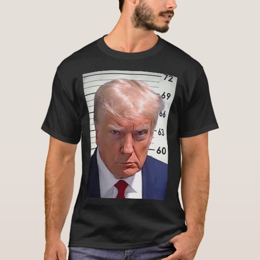 Trump Mugshot T-shirt (Voorkant)