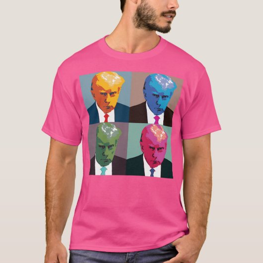 Trump Mugshot T-shirt (Voorkant)