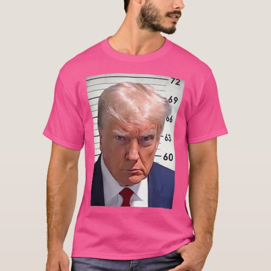 Trump Mugshot T-shirt (Voorkant)