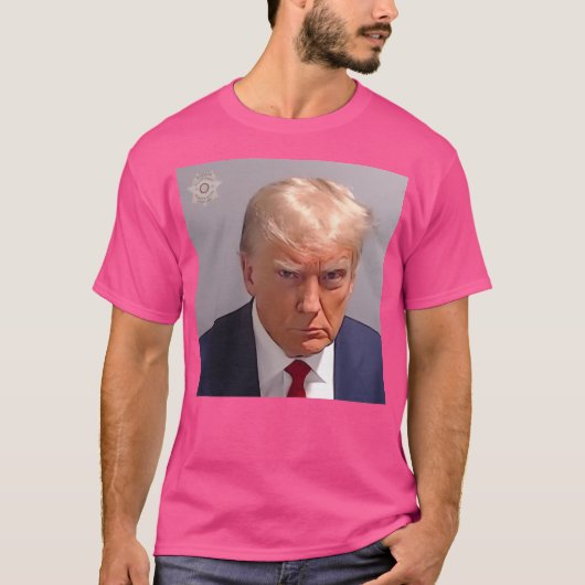 Trump Mugshot T-shirt (Voorkant)