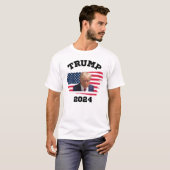 Trump Mugshot - Trump 2024 Mugshot Conservatief T-shirt (Voorkant volledig)
