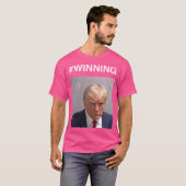 Trump Mugshot wint T-shirt (Voorkant volledig)