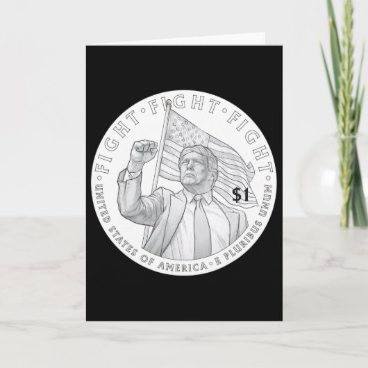 Trump Munt Eén Dollar _1 Kaart (Voorkant)