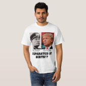 Trump Mussolini - gescheiden ter bevalling anti-tr T-shirt (Voorkant volledig)