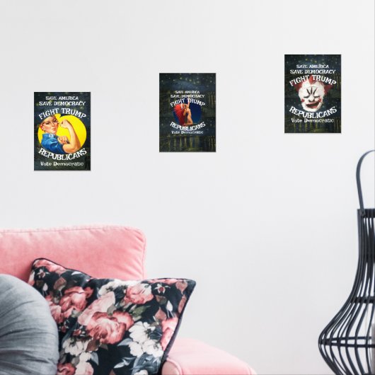 Trump Muurkunst Sets (Woonkamer)