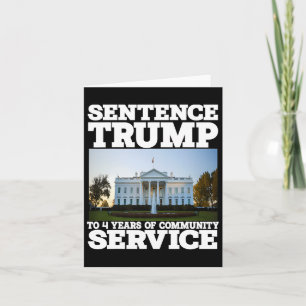 Trump naar 4 jaar dienst Witte Huis Kaart