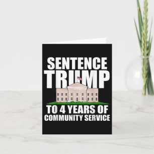 Trump naar 4 jaar gemeenschapsdienst 2 kaart