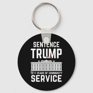 Trump naar 4 jaar gemeenschapsdienst 5 sleutelhanger
