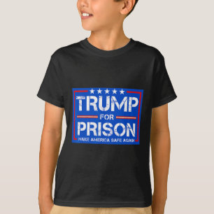 Trump Naar De Gevangenis 2025 Grappige Trump 2  T-shirt