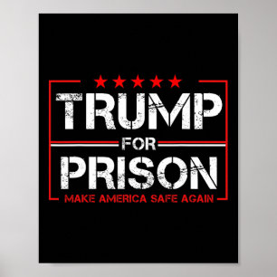 Trump Naar Gevangenis 2025 Grappige Trump _1 Poster