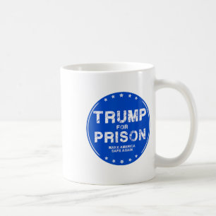 Trump Naar Gevangenis 2025 Grappige Trump Koffiemok