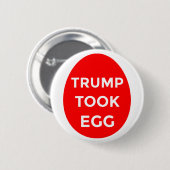 Trump nam een rode knop ronde button 5,7 cm (Voorkant /achterkant)