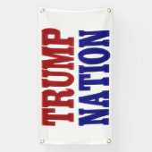 Trump Nation red blue Spandoek (Verticaal)