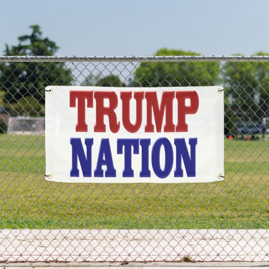 Trump Nation red blue Spandoek (Insitu)