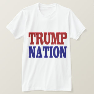 Trump Nation red blue T-shirt