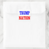 TRUMP NATION Square Sticker (Tas)