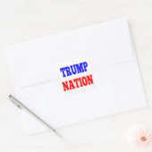 TRUMP NATION Square Sticker (Envelop)