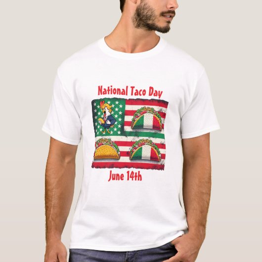 Trump Nationale Taco Dag T-shirt (Voorkant)