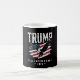 Trump Neem Amerika Terug 2024 Verkiezing Vintage Koffiemok