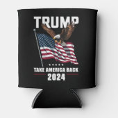 Trump neemt Amerika terug Amerikaanse verkiezingen Blikjeskoeler (Voorkant)