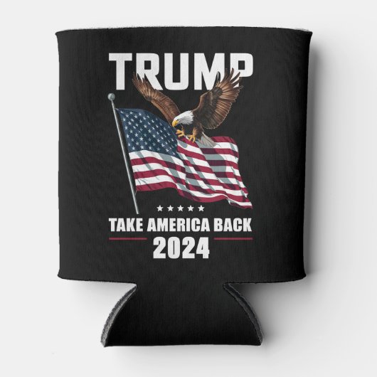 Trump neemt Amerika terug Amerikaanse verkiezingen Blikjeskoeler (Voorkant)