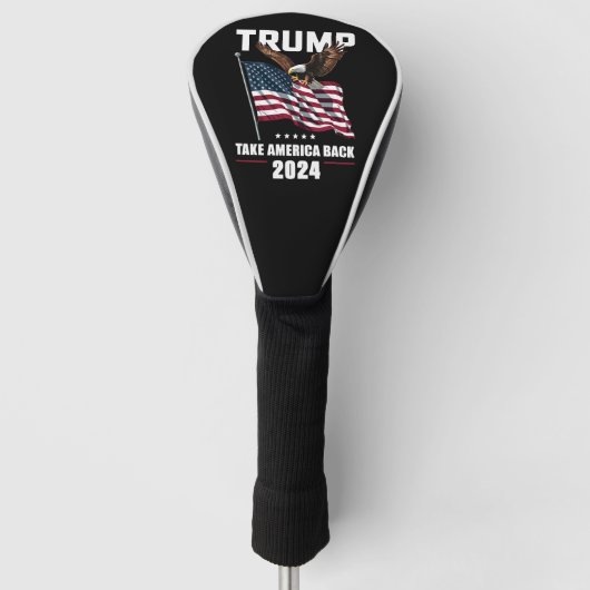 Trump neemt Amerika terug Amerikaanse verkiezingen Golfheadcover (Voorkant)