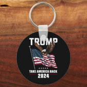 Trump neemt Amerika terug Amerikaanse verkiezingen Sleutelhanger (Voorkant)