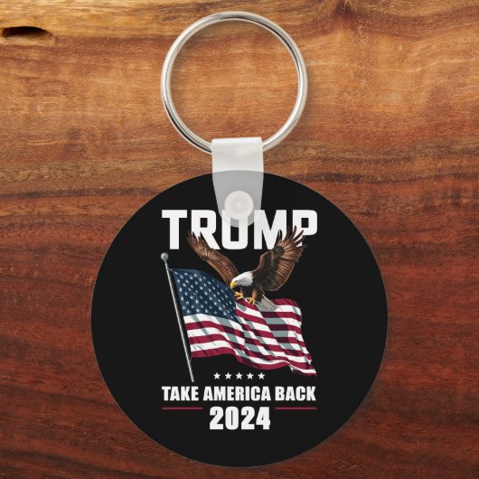 Trump neemt Amerika terug Amerikaanse verkiezingen Sleutelhanger (Voorkant)