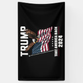 Trump neemt Amerika terug Amerikaanse verkiezingen Spandoek (Verticaal)