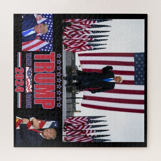 Trump neemt Amerika terug Legpuzzel (Horizontaal)