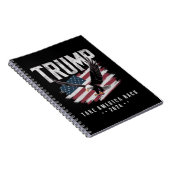 Trump neemt Amerika terug Vintage 2024 Notitieboek (Rechterzijde)