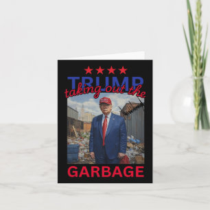 Trump neemt de Garbyge 2024 Grappige Trump weg Kaart