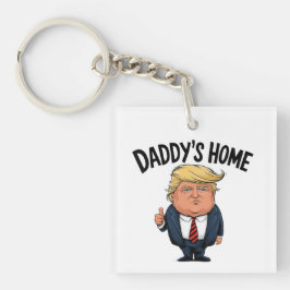 Trump neemt het huis van papa terug sleutelhanger