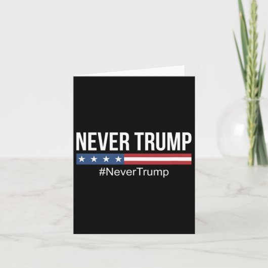 Trump - #nevertrump - kaart (Voorkant)