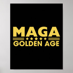 Trump New Golden Age Mega Electoral Winner Inaugur Poster