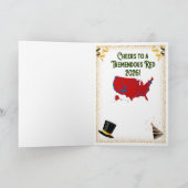 Trump New Year's Card | Funny Trump Card Kaart (Binnen)