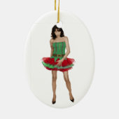 Trump, niet mijn president. keramisch ornament (Achterkant)