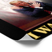 Trump niet schuldig Jezus Christus Patriot bidden  Poster (Hoek)