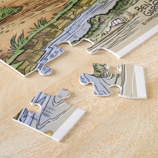 Trump Nieuwjaar Ben Garrison Cartoon Puzzle Legpuzzel (Zijkant)