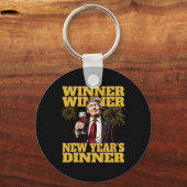 Trump Nieuwjaarsdiner 2025 Sleutelhanger (Voorkant)