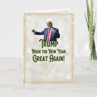 Trump Nieuwjaarskaart | Grappige Trump Kaart