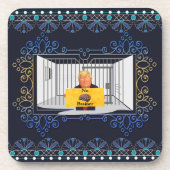 Trump No Brainer Beverage Coaster Bier Onderzetter (Voorkant)